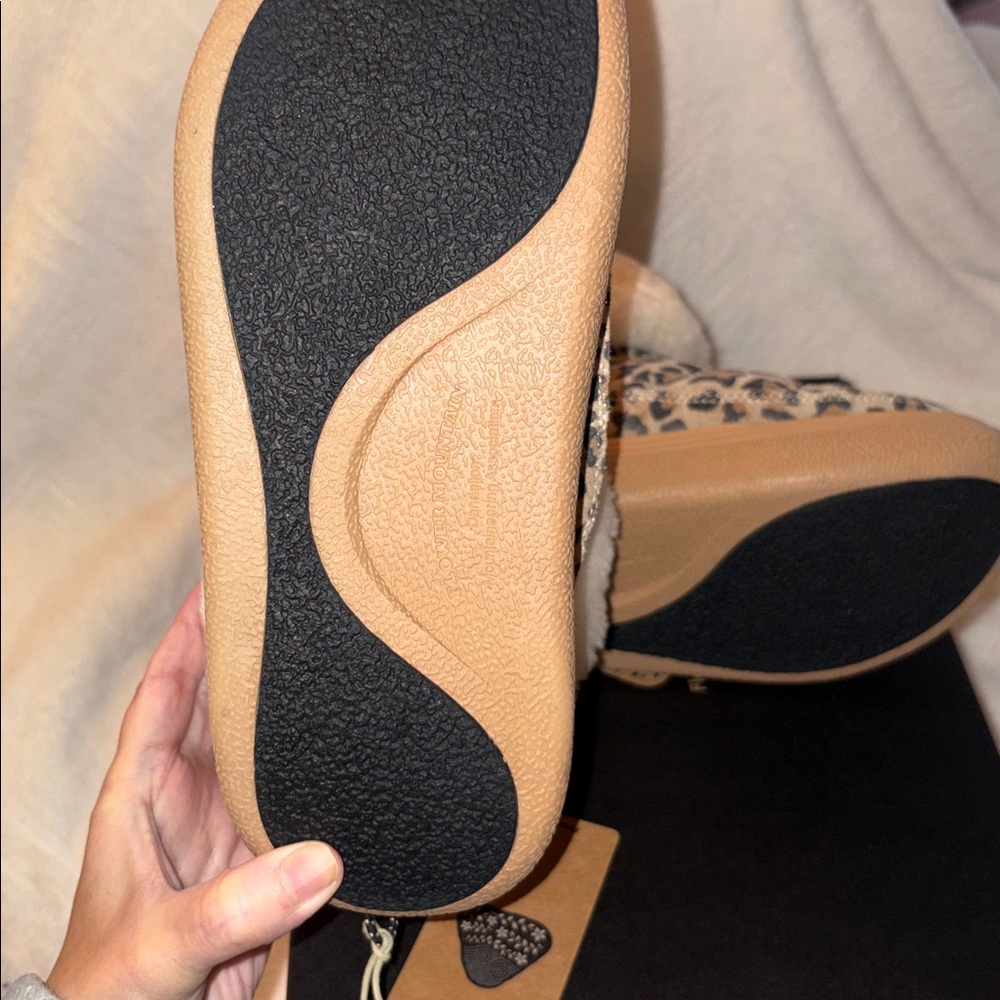 Flower Mountain FAMI MID WOMAN Leather and wool ankle boots - Brown-Black - Picture 15 of 16